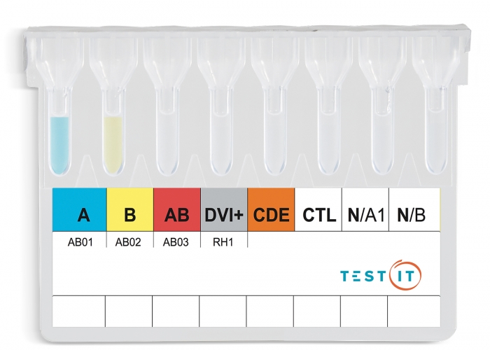 TEST IT Gel ABO CDE (DVI+) and Reverse