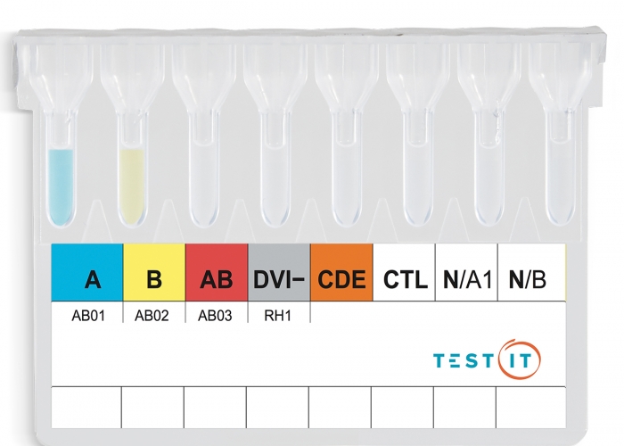 TEST IT Gel ABO CDE (DVI-) and Reverse