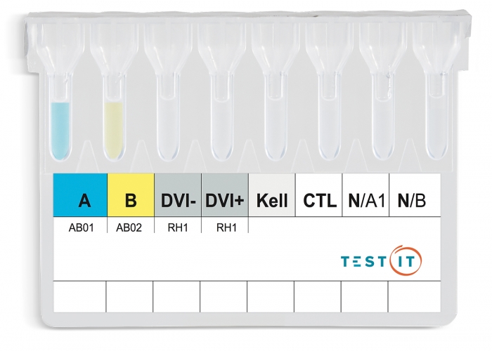 TEST IT Gel ABO 2D + Kell and Reverse